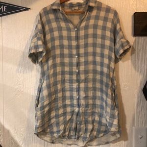 Light blue plaid dress!